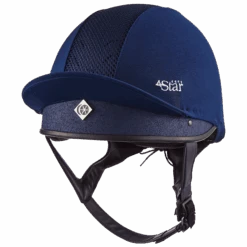 Charles Owen 4Star Skull Helmet 9 Charles Owen 4Star Skull Helmet -Equestrian Product Store 4Star Navy Web