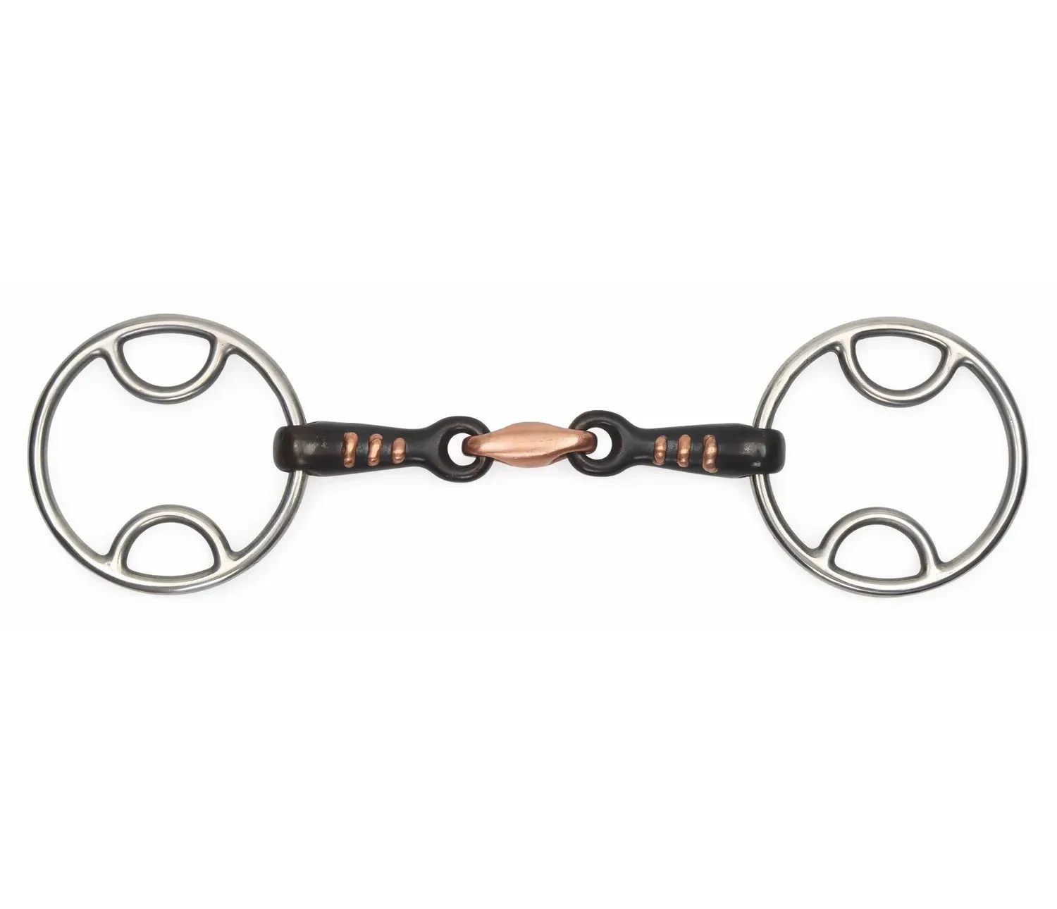 Shires Sweet Iron Bevel Bit With Raised Ribs 3 Shires Sweet Iron Bevel Bit With Raised Ribs