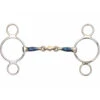 Shires Blue Sweet Iron Two Ring Gag With Lozenge Bit 2 Shires Blue Sweet Iron Two Ring Gag With Lozenge Bit -Equestrian Product Store 5212 2