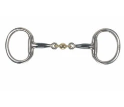 Shires Blue Sweet Flat Eggbutt With Lozenge Bit