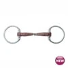 Metalab Leather Eggbutt Pinchless Snaffle Bit – 17mm