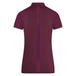 Euro-Star Half Zip Valentina Short Sleeve Shirt -Equestrian Product Store EuroStarESValentinaDarkBerryback