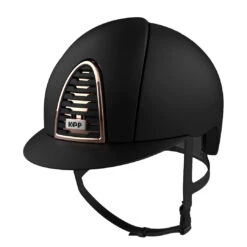 KEP Italia Chromo 2.0 Helmet -Equestrian Product Store Kep2pointOBlackRoseGoldFrame