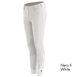 Tredstep Ireland Symphony Nero II Ladies Knee Patch Breech CLEARANCE -Equestrian Product Store Nero II White 600x600 1