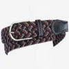 Ovation Stretch Belt -Equestrian Product Store OvBeltBrownTanBlack