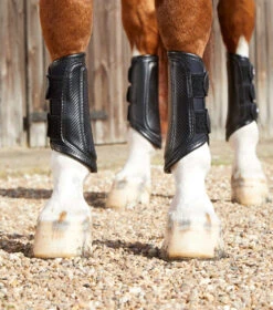 Premier Equine Carbon Air-Tech Double Locking Brushing Boots -Equestrian Product Store PEcarbon air tech double locking brushing bootsblk1