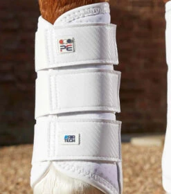 Premier Equine Carbon Air Tech Single Locking Brushing Boots -Equestrian Product Store PEcarbon air tech single locking brushing bootswht2
