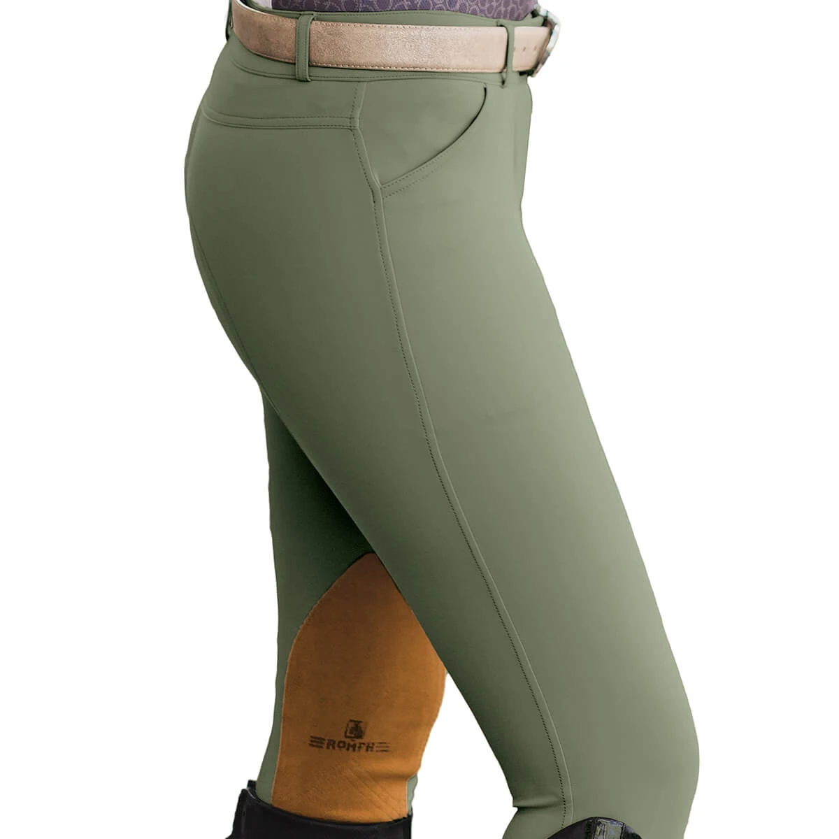 Romfh Ladies Willow Knee Patch Breech 3 Romfh Ladies Willow Knee Patch Breech