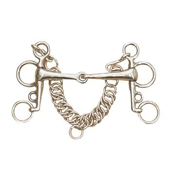 Stainless Steel Joint Tom Thumb Pelham 3 Stainless Steel Joint Tom Thumb Pelham