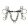 Blue Steel Jointed Tom Thumb Pelham 2 Blue Steel Jointed Tom Thumb Pelham -Equestrian Product Store cnt26