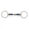 Blue Steel Medium Weight Jointed Mouth Loose Ring -Equestrian Product Store cnt57