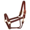 Walsh British Triple Stitched Leather Halter 2 Walsh British Triple Stitched Leather Halter -Equestrian Product Store image