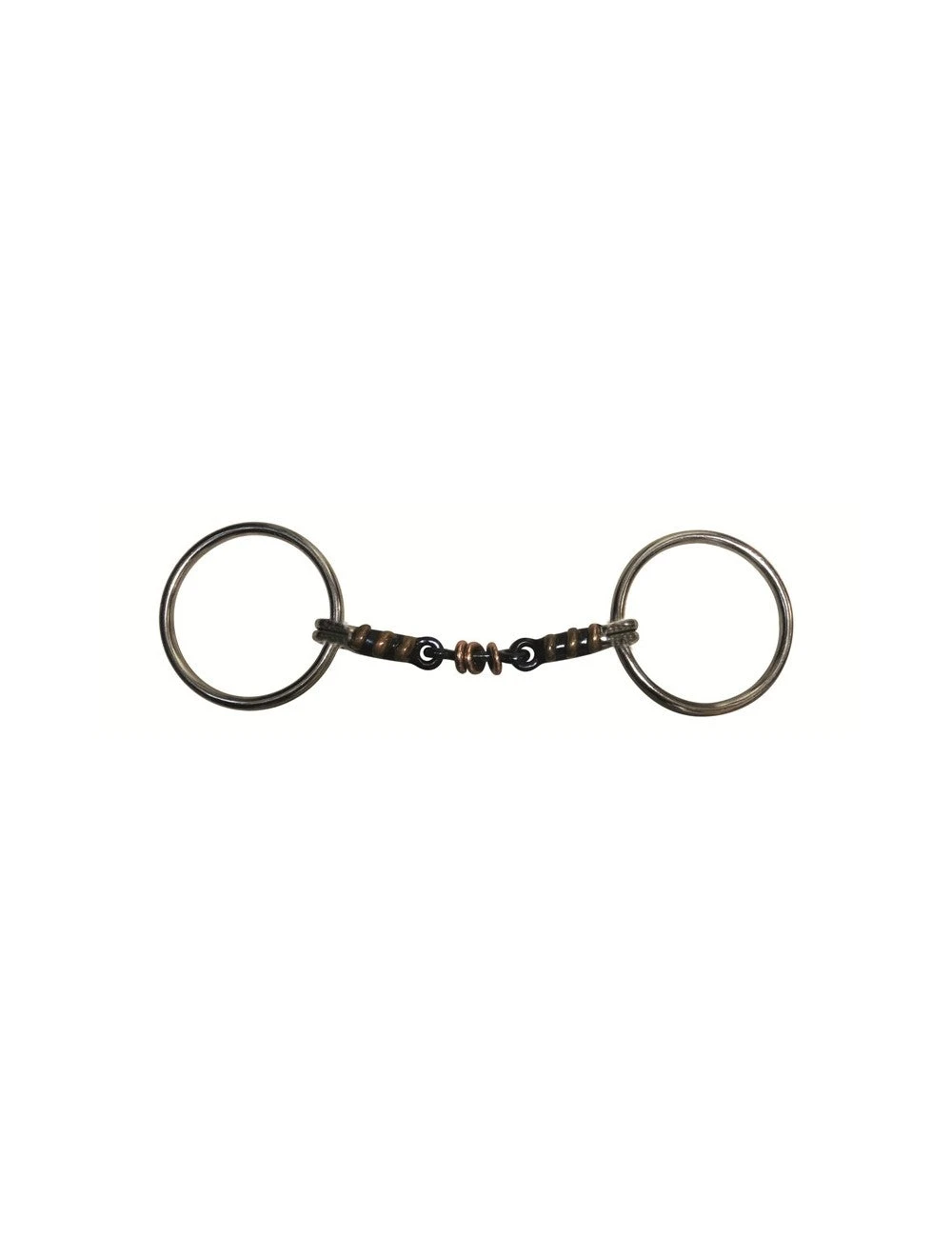 Jump'In Blue Steel With Copper Elements Loose Ring Snaffle 3 Jump'In Blue Steel With Copper Elements Loose Ring Snaffle