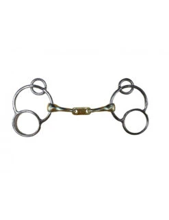 Jump'In Twisted French Link German 3 Ring Gag