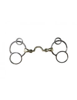 Jump'In High Port German 3 Ring Copper Gag