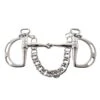Korsteel Stainless Steel Jointed Slotted Kimblewick Bit -Equestrian Product Store korsteel2