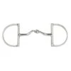 JP Korsteel Stainless Steel Jointed Port Hunter Dee Ring Snaffle Bit -Equestrian Product Store korsteel3