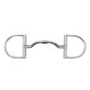 Myler 3 3/8" Medium Dee Without Hooks And Wide Low Ported Barrel -Equestrian Product Store myler3